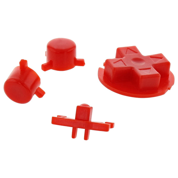 Replacement Button Set For Nintendo Game Boy Pocket - Red | ZedLabz