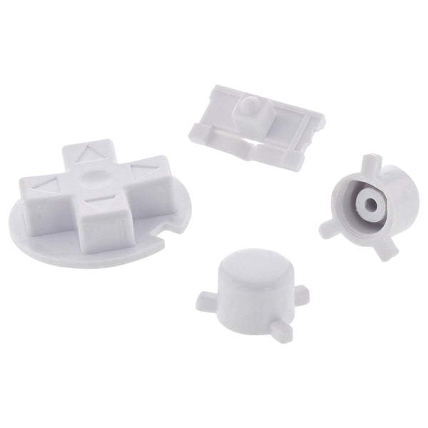 Replacement Button Set For Nintendo Game Boy Pocket - White | ZedLabz