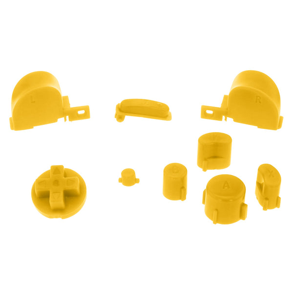 Replacement Button Set For Nintendo GameCube Controllers - Yellow | ZedLabz