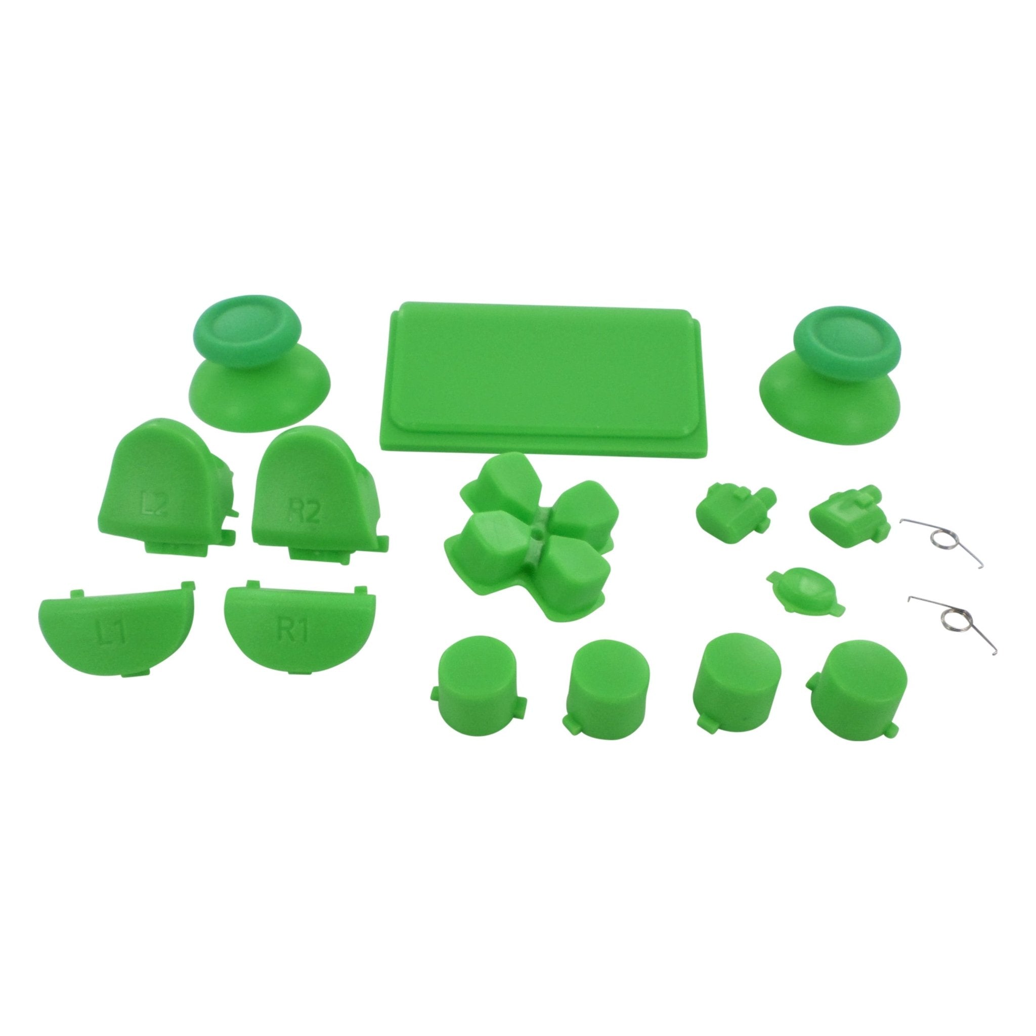 Replacement Button Set For Sony PS4 Pro JDS - 040 Controllers - Green | ZedLabz - 1