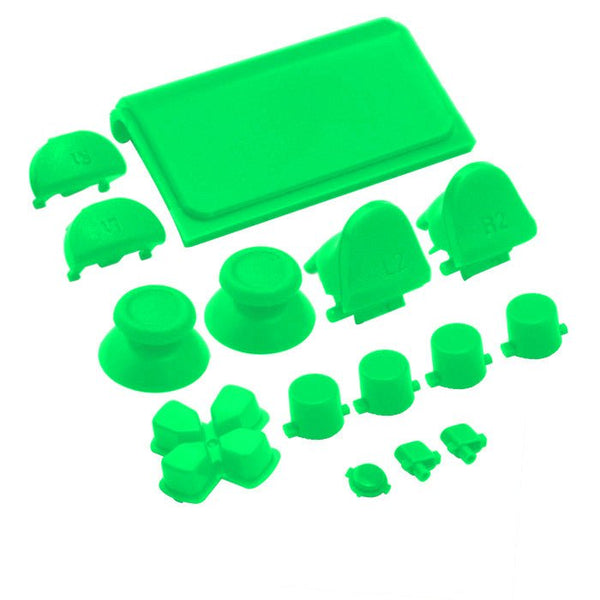 Replacement Button Set For Sony PS4 Slim Controllers - Green | ZedLabz