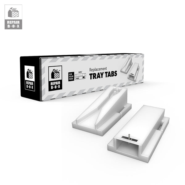 Replacement cartridge tray guide tabs for NES front loader console | Repairbox - 1