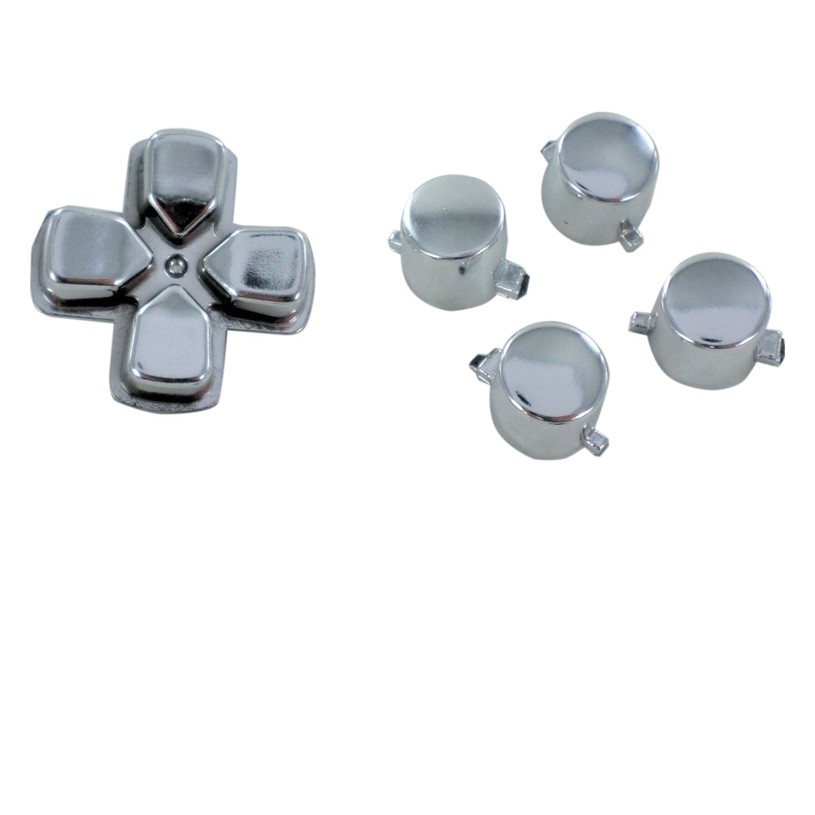 Replacement Chrome Action Button & D - Pad Set For Sony PS4 Controllers | ZedLabz - 1