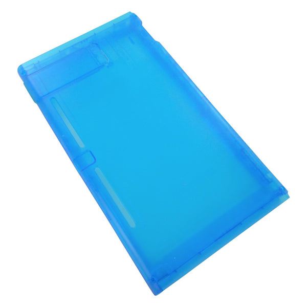 Replacement complete housing repair shell case kit for Nintendo Switch console - Transparent clear blue | ZedLabz