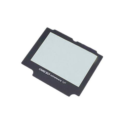 Replacement glass screen lens cover for Nintendo Game Boy Advance SP without adhesive - grey | ZedLabz