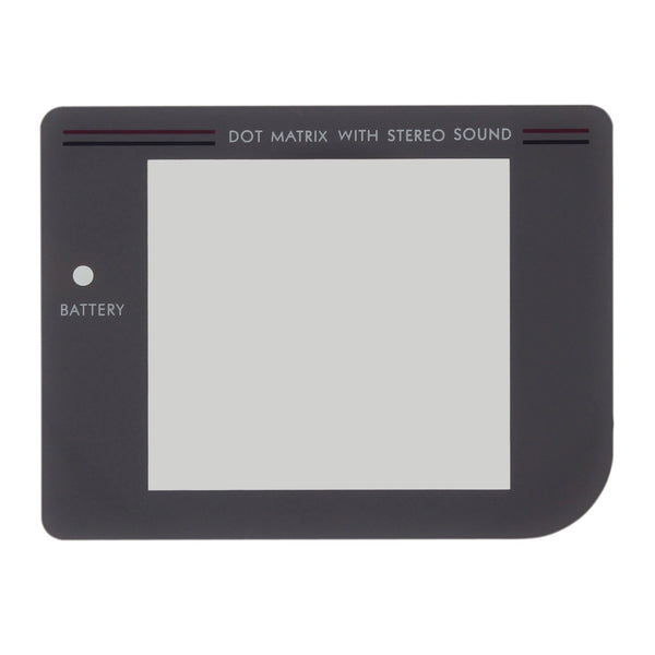 Replacement glass screen lens cover for Nintendo Game Boy original DMG-01 without adhesive - grey | ZedLabz