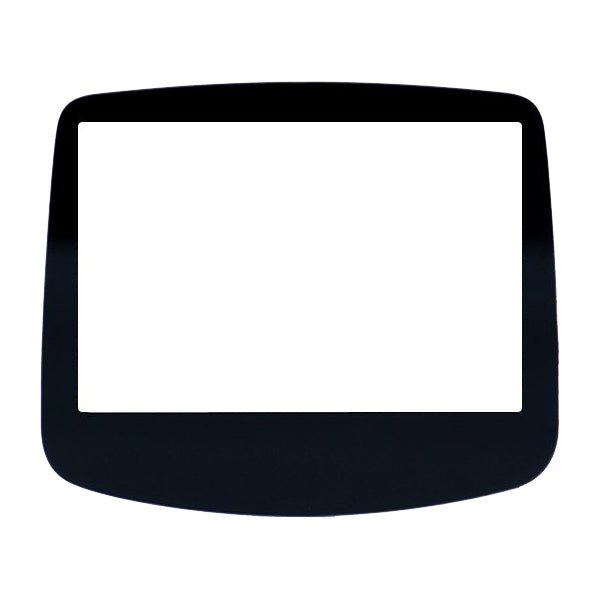 Replacement Glass Screen Lens For Nintendo Game Boy Advance Full Black (No Logo) | Retro Modding - 1