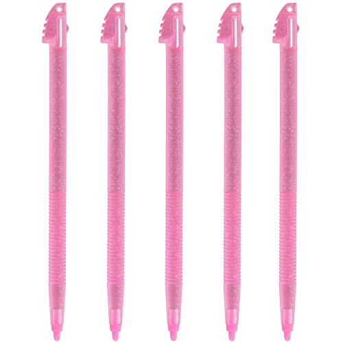 Replacement Glitter Stylus Set For Nintendo 3DS XL - 5 Pack Pink | ZedLabz - 5