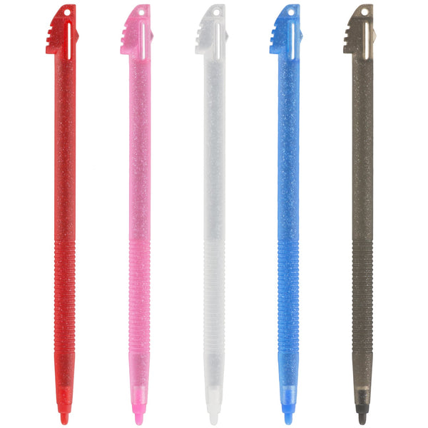 Replacement Glitter Stylus Set For Nintendo 3DS XL - 5 Pack | ZedLabz