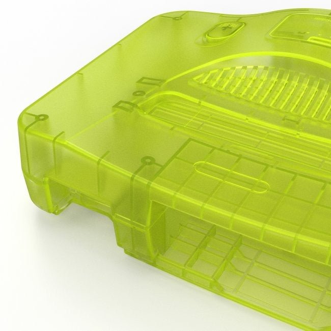 Replacement housing shell for Nintendo 64 N64 console - Extreme green | Teknogame