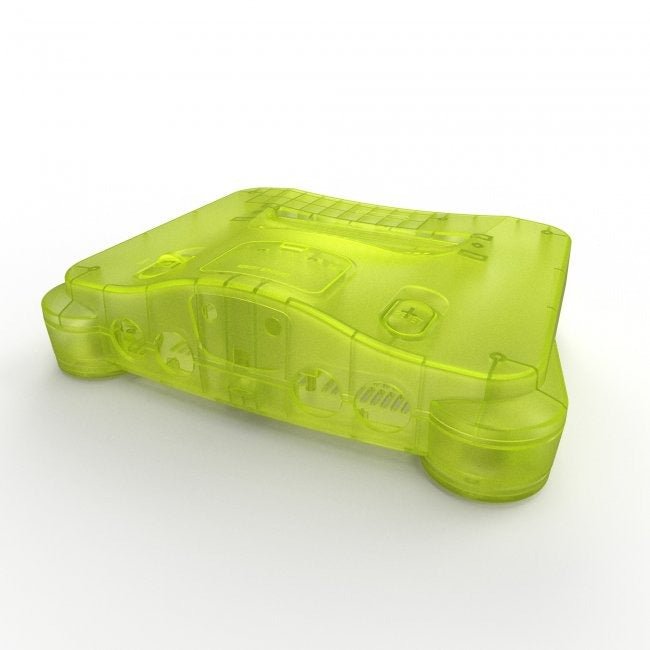 Replacement housing shell for Nintendo 64 N64 console - Extreme green | Teknogame