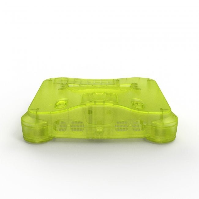 Replacement housing shell for Nintendo 64 N64 console - Extreme green | Teknogame