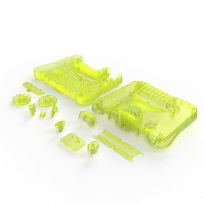 Replacement housing shell for Nintendo 64 N64 console - Extreme green | Teknogame