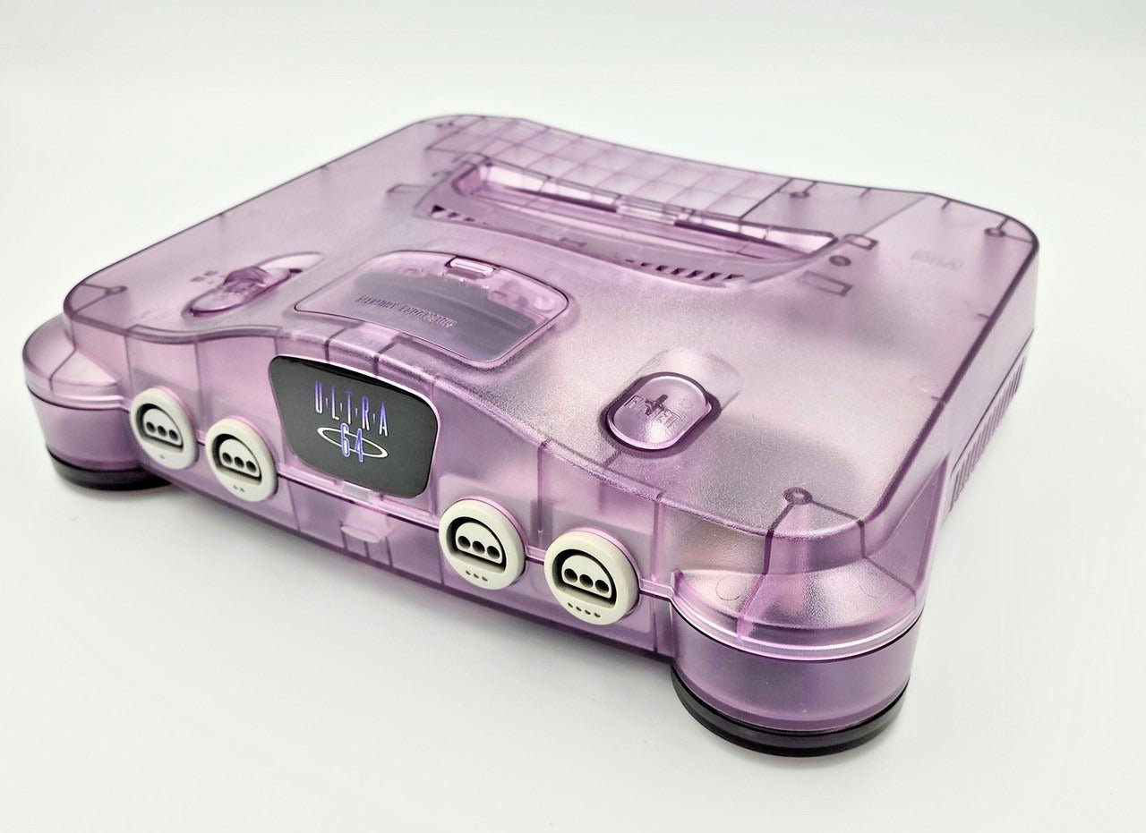 Replacement housing shell for Nintendo 64 N64 console Funtastic series - Atomic Purple | Trogg tech - 1