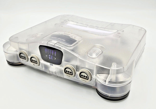 Replacement housing shell for Nintendo 64 N64 console Funtastic series - Crystal | Trogg tech