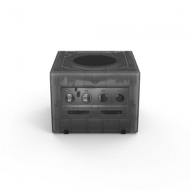 Replacement housing shell for Nintendo GameCube GC DOL-001 & DOL-101 console - Smoke Black | Teknogame