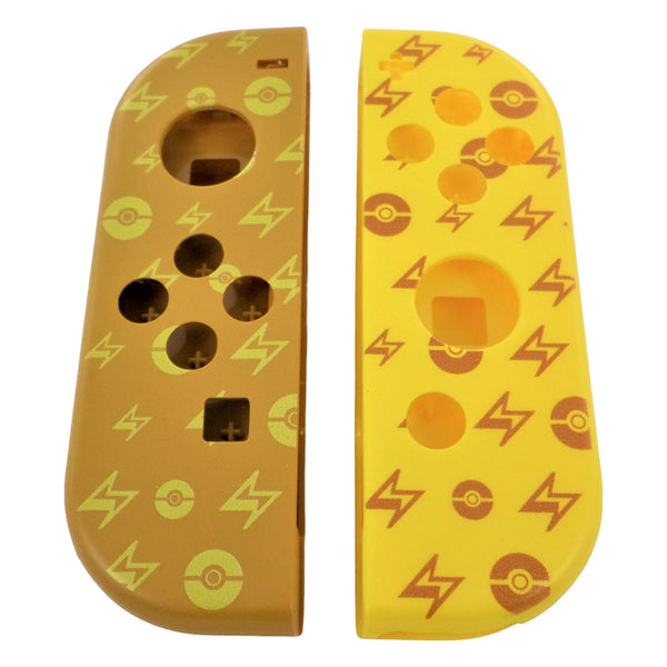Replacement housing shell for Nintendo Switch Joy-Con controllers - Pokemon Pikachu brown & yellow | ZedLabz