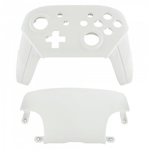 Replacement housing shell for Nintendo Switch Pro controllers front & back cover hard soft touch - White | ZedLabz - 1