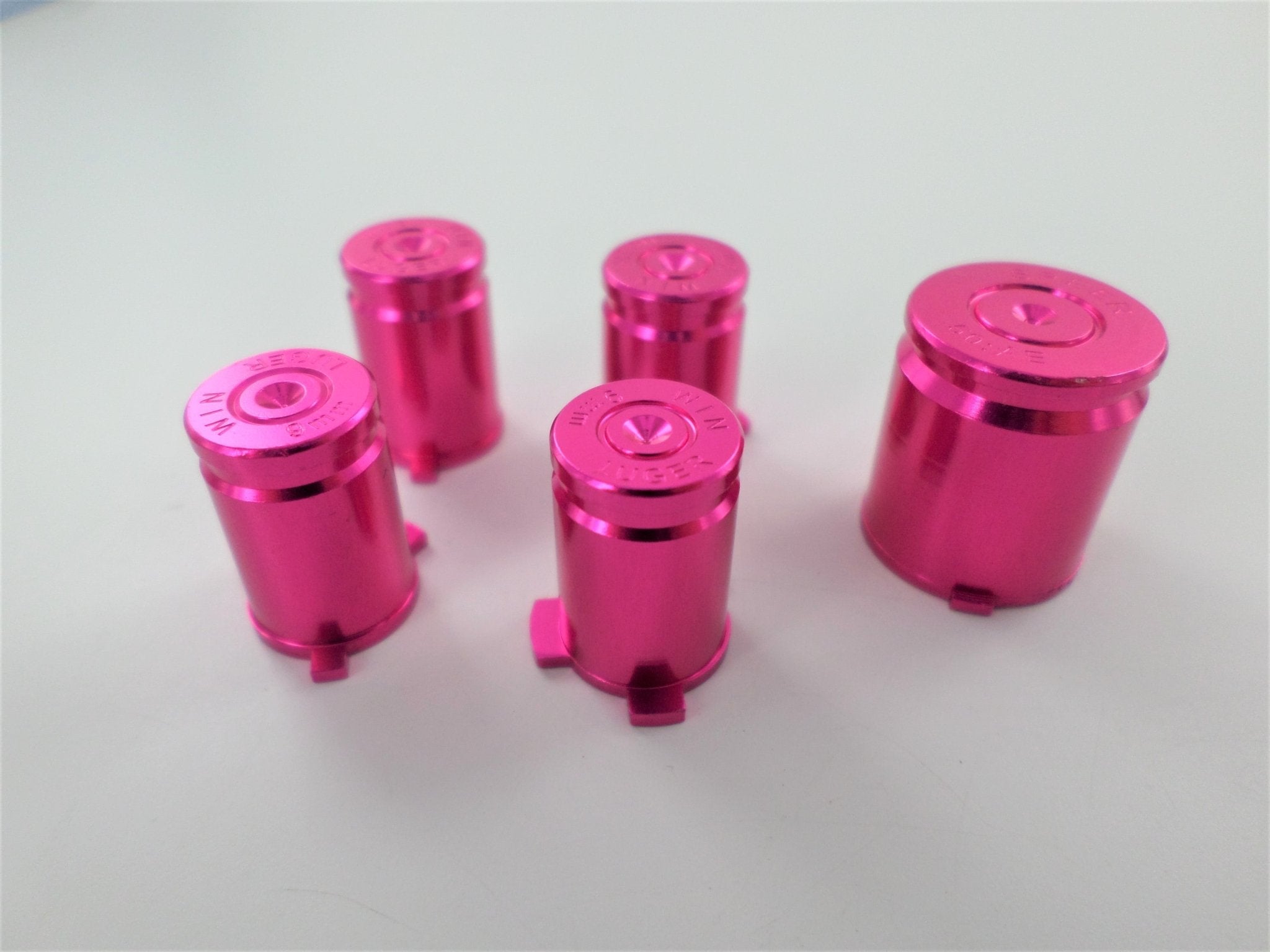 Replacement Metal Thumbsticks & Bullet Buttons Set For Xbox 360 Controllers - Pink | ZedLabz - 4