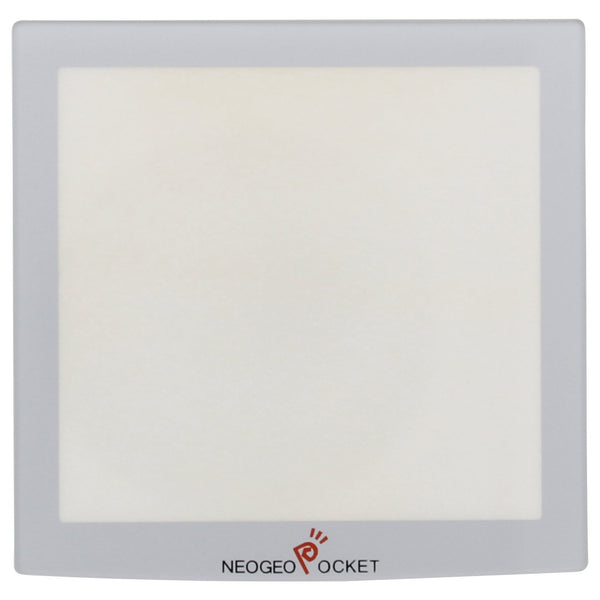 Replacement plastic screen lens cover for Neo Geo Pocket with adhesive - silver | ZedLabz