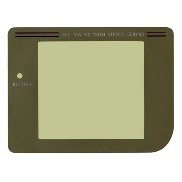Replacement Plastic Screen Lens For Nintendo Game Boy Original DMG-01 - Gold | ZedLabz