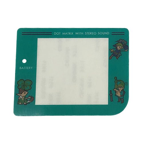 Replacement Plastic Screen Lens For Nintendo Game Boy Original DMG-01 - Green - Zelda style | ZedLabz