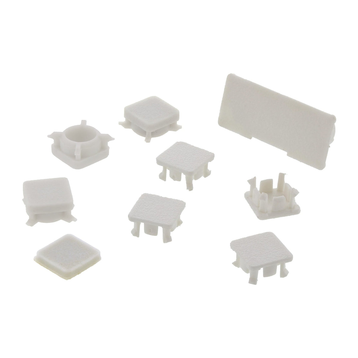 Replacement Plastic Screw Covers & Feet For Sony PS3 Slim Console - White | ZedLabz - 1