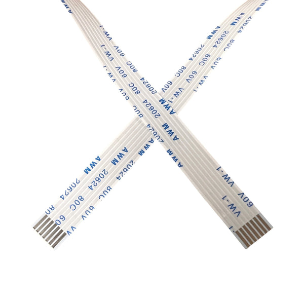 Replacement Power On/Off Reset Switch Flex Ribbon Cable 7-Pin 40cm for PS2 Fat SCPH-30000 / 3000x (Power/Eject) | ZedLabz