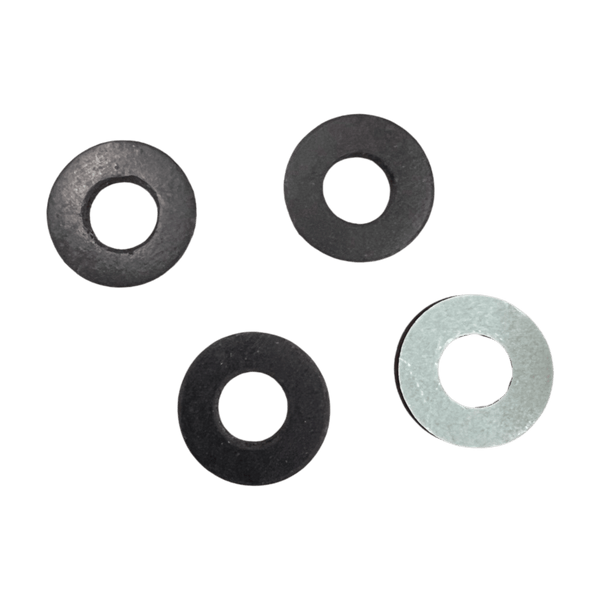 Replacement rubber feet set for Neo Geo AES with screw access self adhesive - Black | ZedLabz