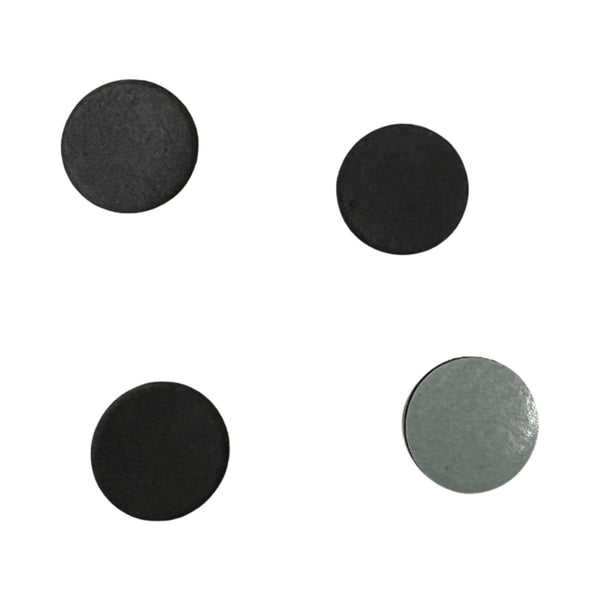 Replacement rubber feet set for Nintendo NES with self adhesive back - Black | ZedLabz