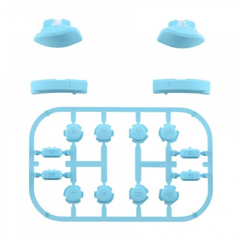 Replacement Soft Touch Button Set For Nintendo Switch Joy-Cons - Light Blue | ZedLabz