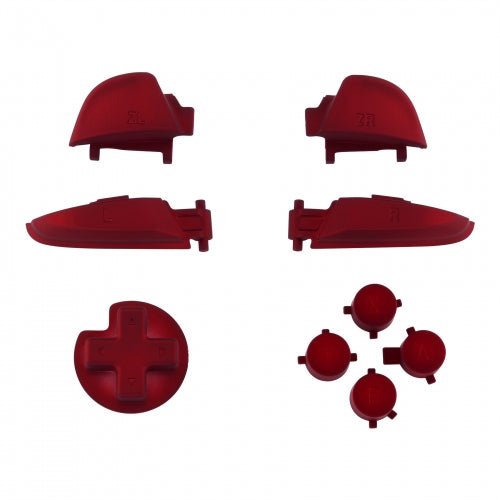 Replacement Soft Touch Button Set For Nintendo Switch Pro Controller - Red | ZedLabz