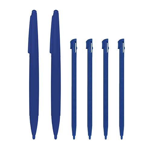 Replacement Standard & XL Stylus Pen Pack For Nintendo 2DS - 6 Pack Blue | ZedLabz - 5