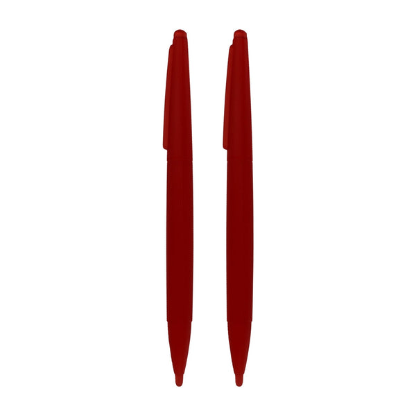 Replacement Standard & XL Stylus Pen Pack For Nintendo 2DS - 6 Pack Red | ZedLabz