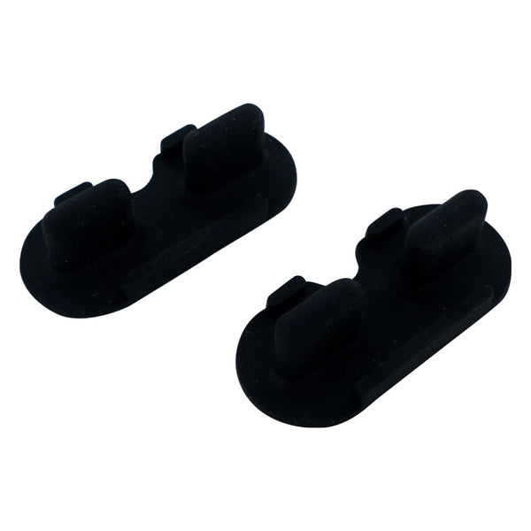 Replacement start & select rubber buttons conductive silicone pad contact for Nintendo NES controller - 2 pack black | ZedLabz