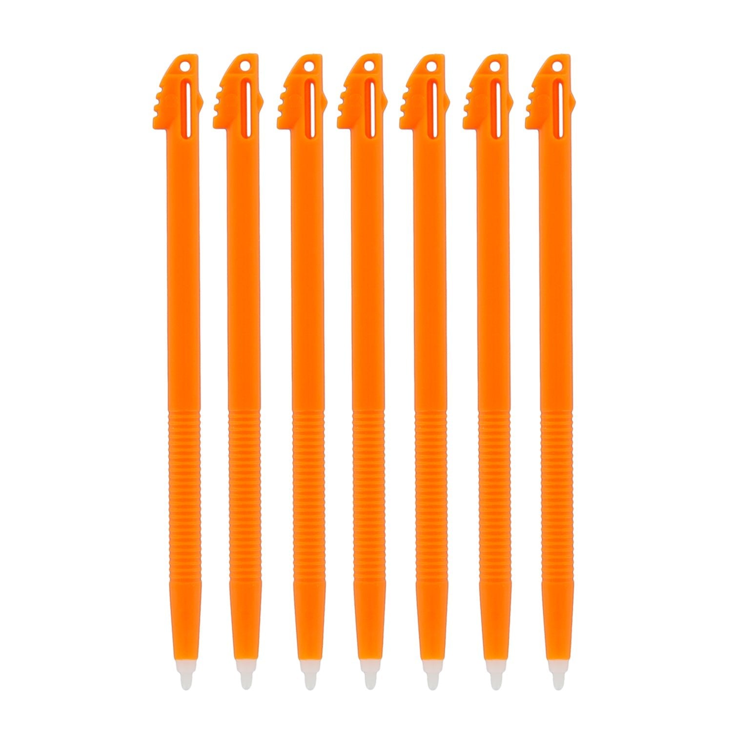 Replacement Stylus For Nintendo 3DS XL - 7 Pack Orange | ZedLabz - 1