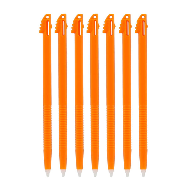 Replacement Stylus For Nintendo 3DS XL - 7 Pack Orange | ZedLabz
