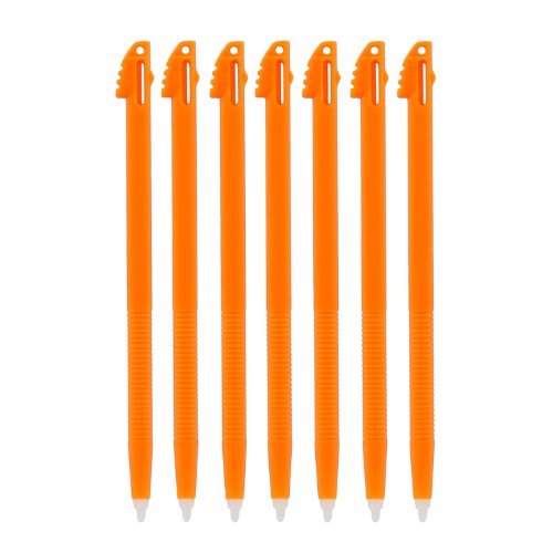 Replacement Stylus For Nintendo 3DS XL - 7 Pack Orange | ZedLabz - 4