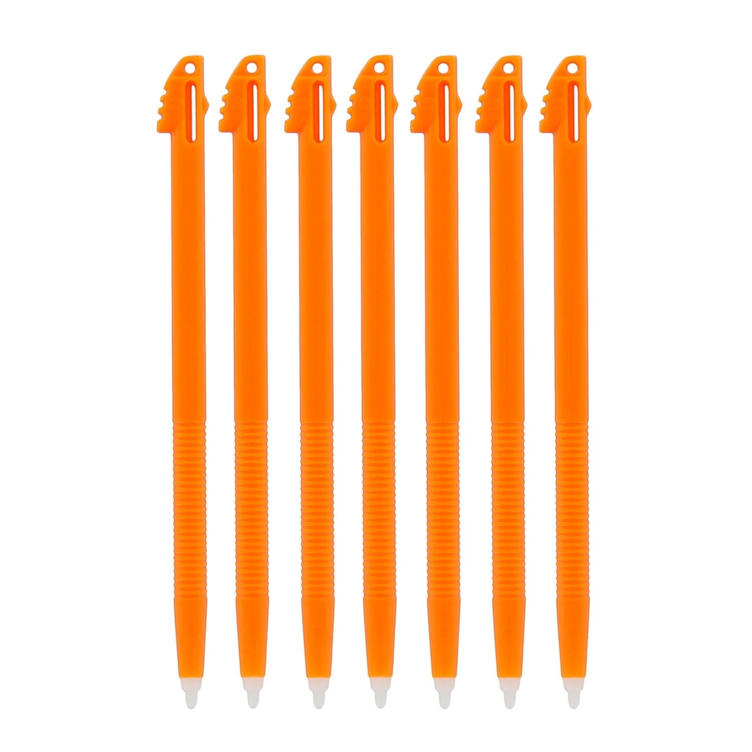 Replacement Stylus For Nintendo 3DS XL - 7 Pack Orange | ZedLabz - 5