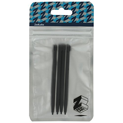 Replacement Stylus Pen For Nintendo 2DS - 4 Pack Black | ZedLabz - 6
