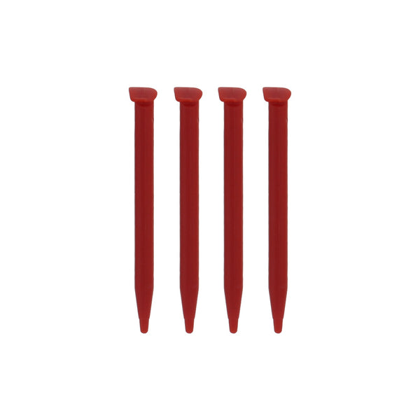 Replacement Stylus Pen Pack For Nintendo 2DS XL - 4 Pack Red | ZedLabz