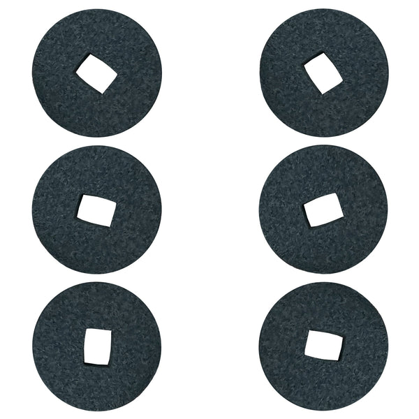Replacement switch foam dust cover circle washers for Atari 2600 - 6 pack black | ZedLabz