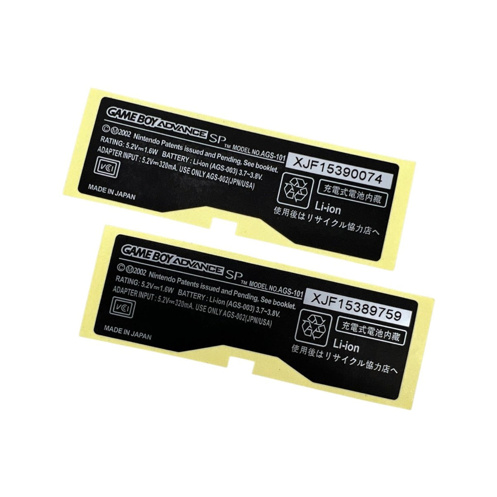 GBA SP sticker replacement AGS-101 for Game Boy Advance SP | ZedLabz