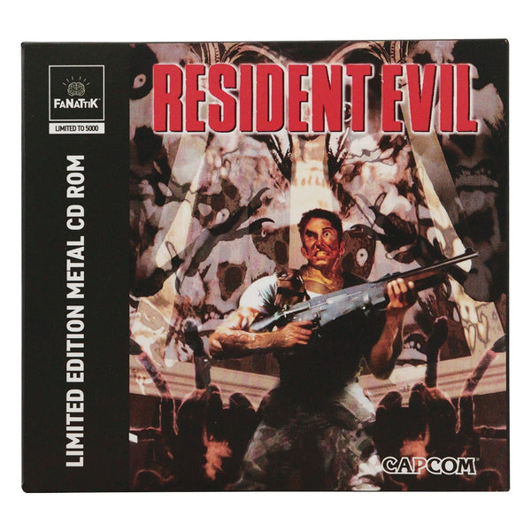 Resident Evil 30th Anniversary Limited Edition Metal CD-ROM Collectible | Fanattik