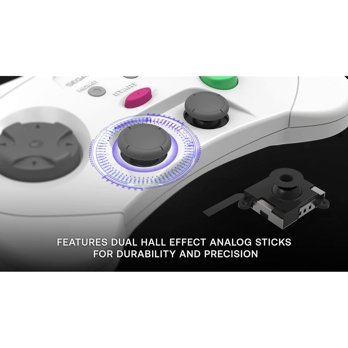 Retro-Bit SEGA Saturn 2.4GHz Wireless PRO Controller - White | Retro-Bit