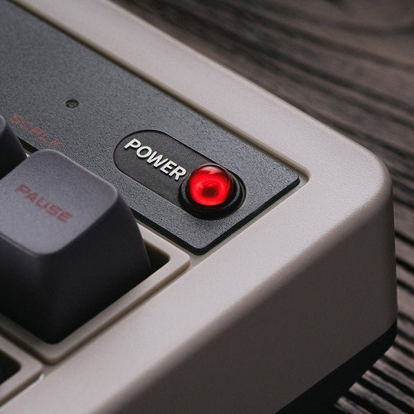 Retro Mechanical Keyboard Bluetooth, 2.4G & wired for Windows & Android - US ANSI layout - N Edition | 8BitDo