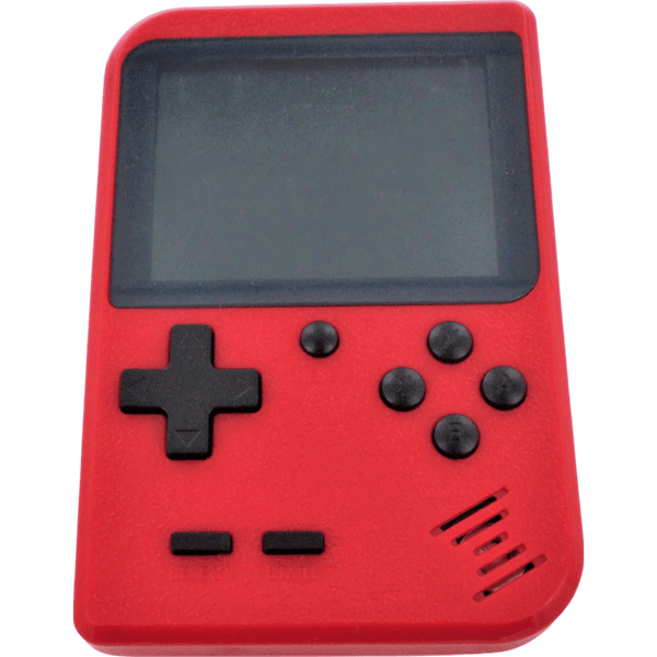 Retro Mini handheld video game console built in 777 classic games - Red | ZedLabz