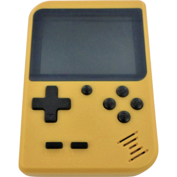 Retro Mini handheld video game console built in 777 classic games - Yellow | ZedLabz
