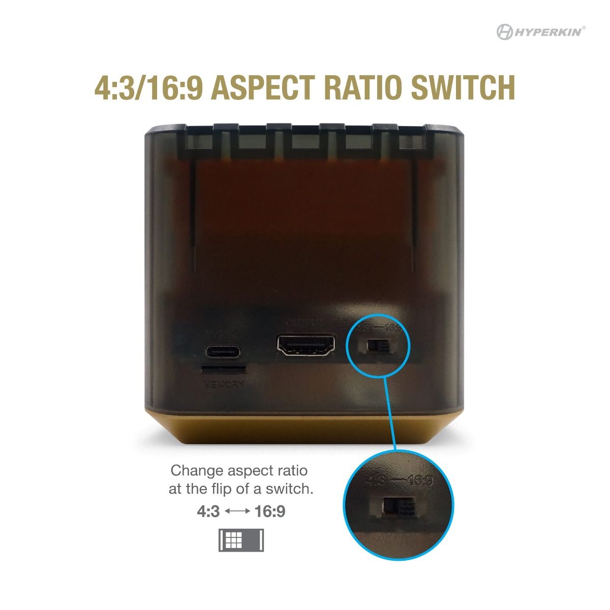 RetroN Sq HD gaming console for Game Boy, Color & Advance games