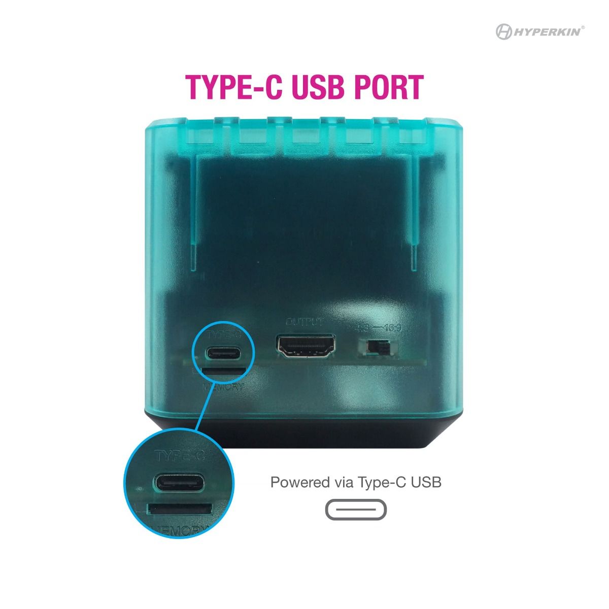 RetroN Sq HD gaming console for Game Boy, Color & Advance games